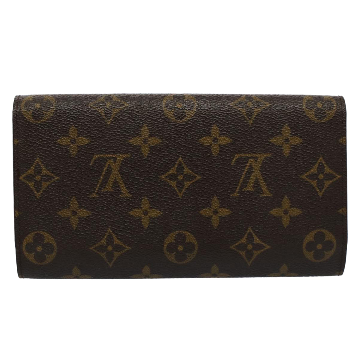 LOUIS VUITTON Monogram Porte Tresol International Wallet M61215 LV yk8633
