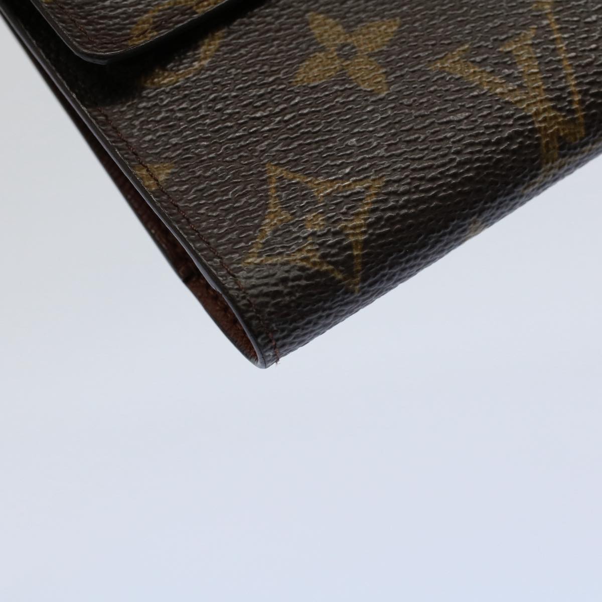 LOUIS VUITTON Monogram Porte Tresol International Wallet M61215 LV yk8633