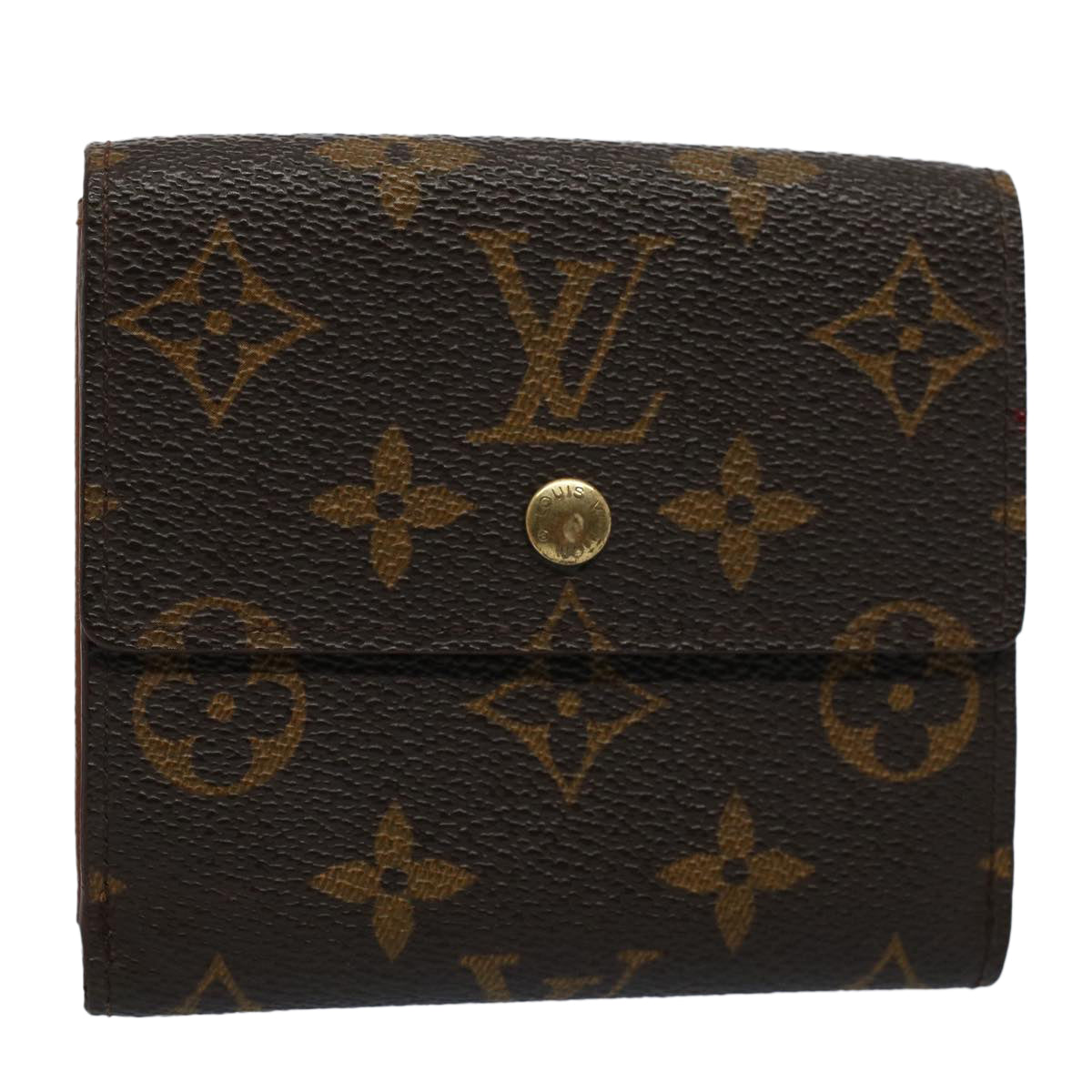 LOUIS VUITTON Monogram Porte Monnaie Bier Cartes Crdit Wallet M61652 yk8634