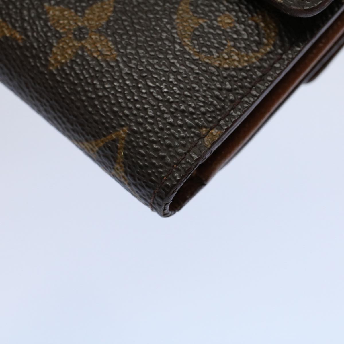 LOUIS VUITTON Monogram Porte Monnaie Bier Cartes Crdit Wallet M61652 yk8634