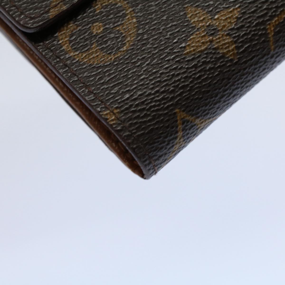 LOUIS VUITTON Monogram Porte Monnaie Bier Cartes Crdit Wallet M61652 yk8634