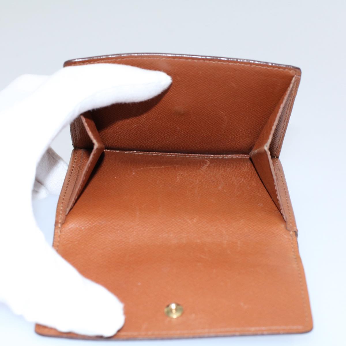 LOUIS VUITTON Monogram Porte Monnaie Bier Cartes Crdit Wallet M61652 yk8634
