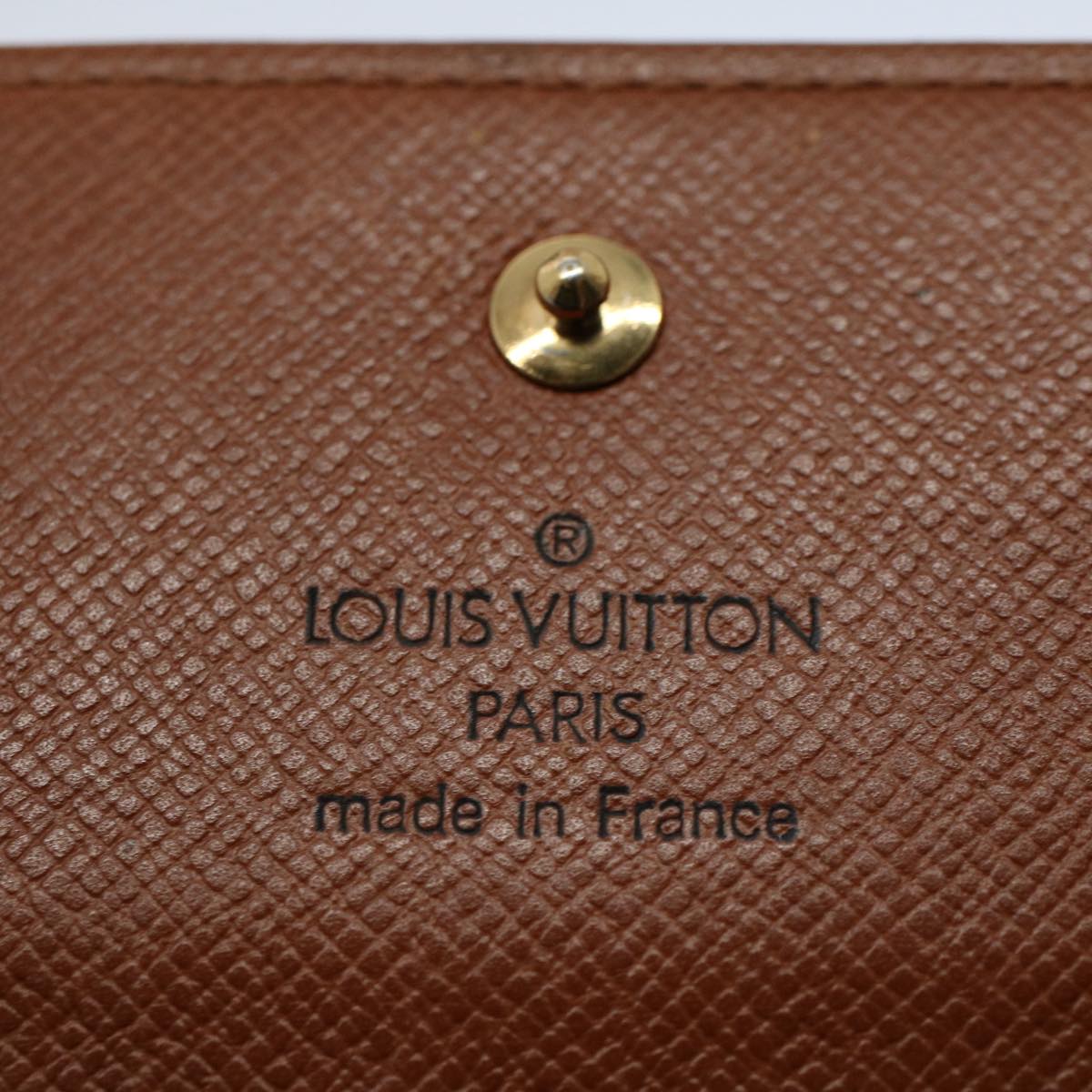 LOUIS VUITTON Monogram Porte Monnaie Bier Cartes Crdit Wallet M61652 yk8634