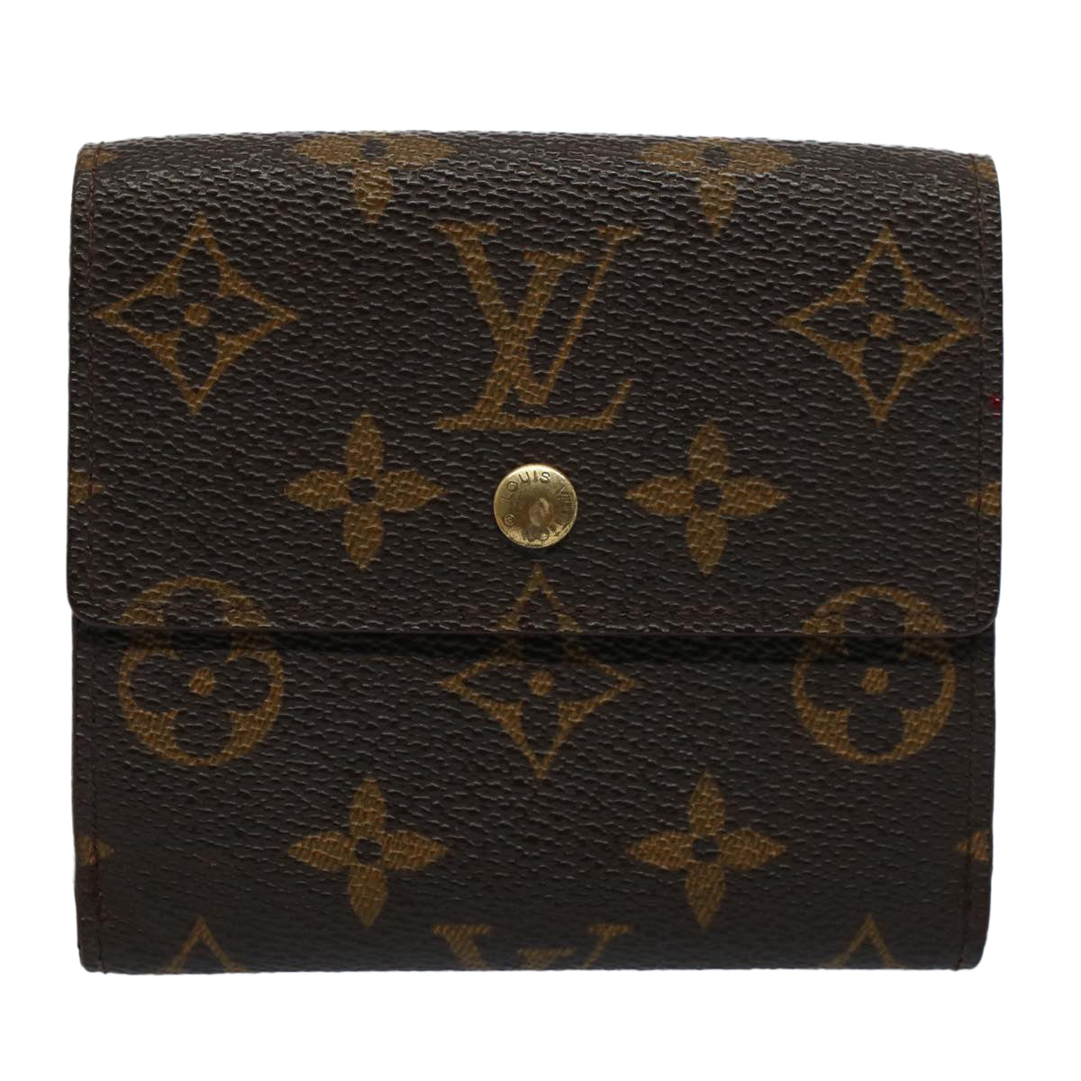 LOUIS VUITTON Monogram Porte Monnaie Bier Cartes Crdit Wallet M61652 yk8634