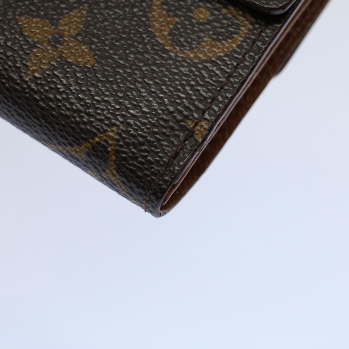 LOUIS VUITTON Monogram Porte Monnaie Bier Cartes Crdit Wallet M61652 yk8634