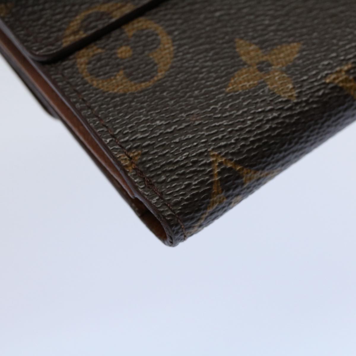 LOUIS VUITTON Monogram Porte Monnaie Bier Cartes Crdit Wallet M61652 yk8634