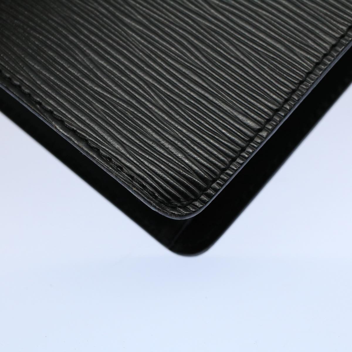 LOUIS VUITTON Epi Pochette Homme Clutch Bag Black M52522 LV yk8661