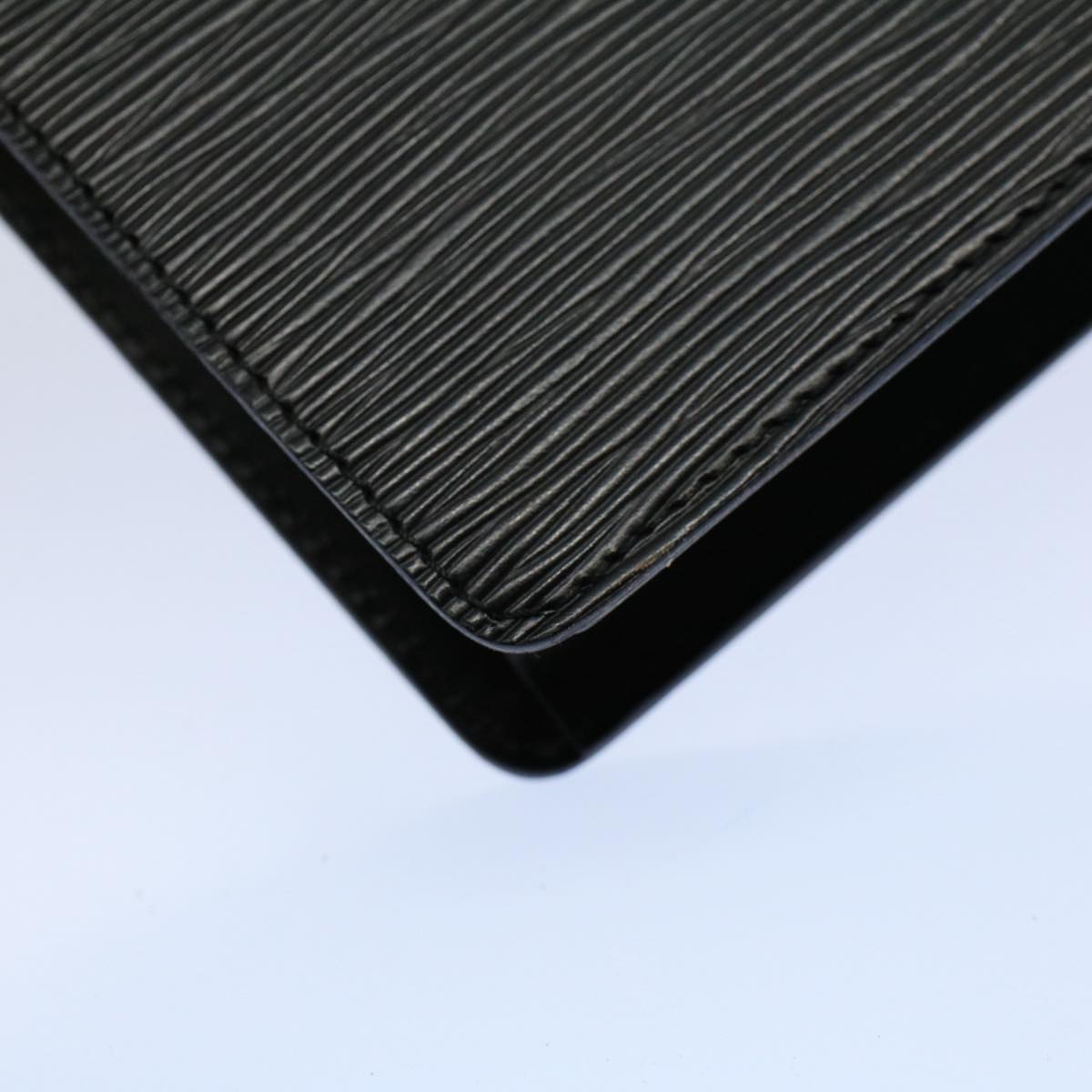 LOUIS VUITTON Epi Pochette Homme Clutch Bag Black M52522 LV yk8661