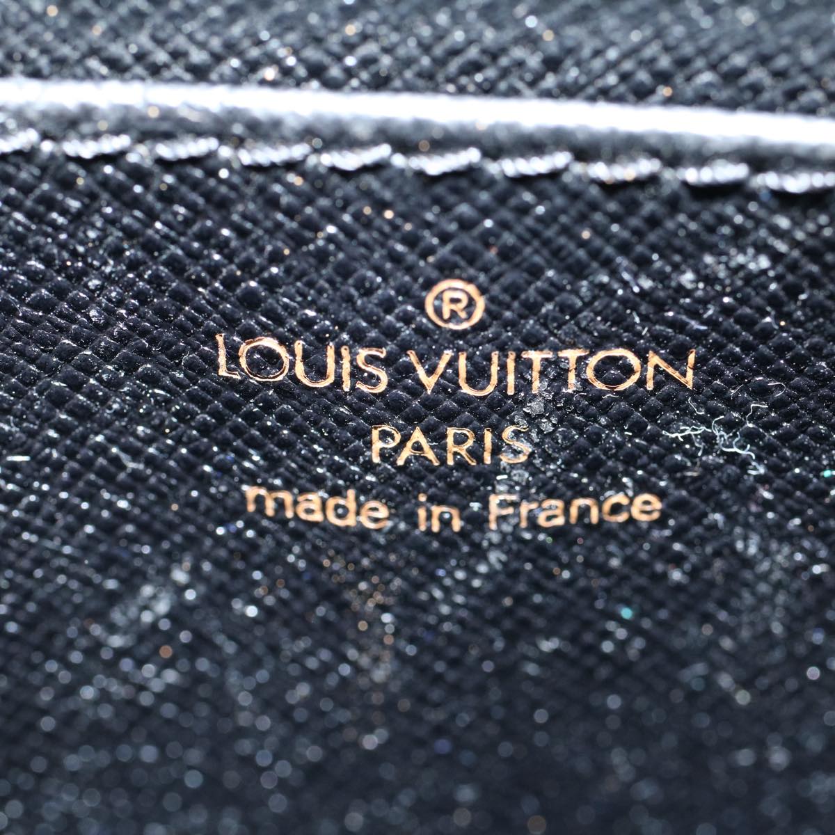 LOUIS VUITTON Epi Pochette Homme Clutch Bag Black M52522 LV yk8661