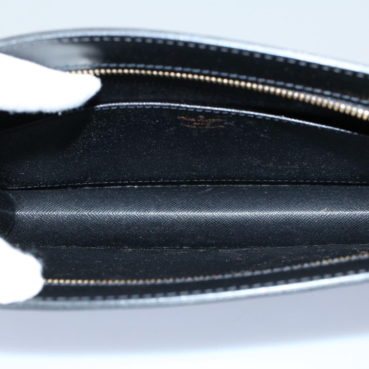 LOUIS VUITTON Epi Pochette Homme Clutch Bag Black M52522 LV yk8661