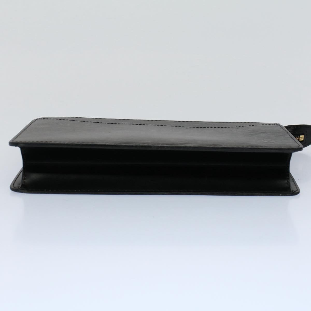 LOUIS VUITTON Epi Pochette Homme Clutch Bag Black M52522 LV yk8661