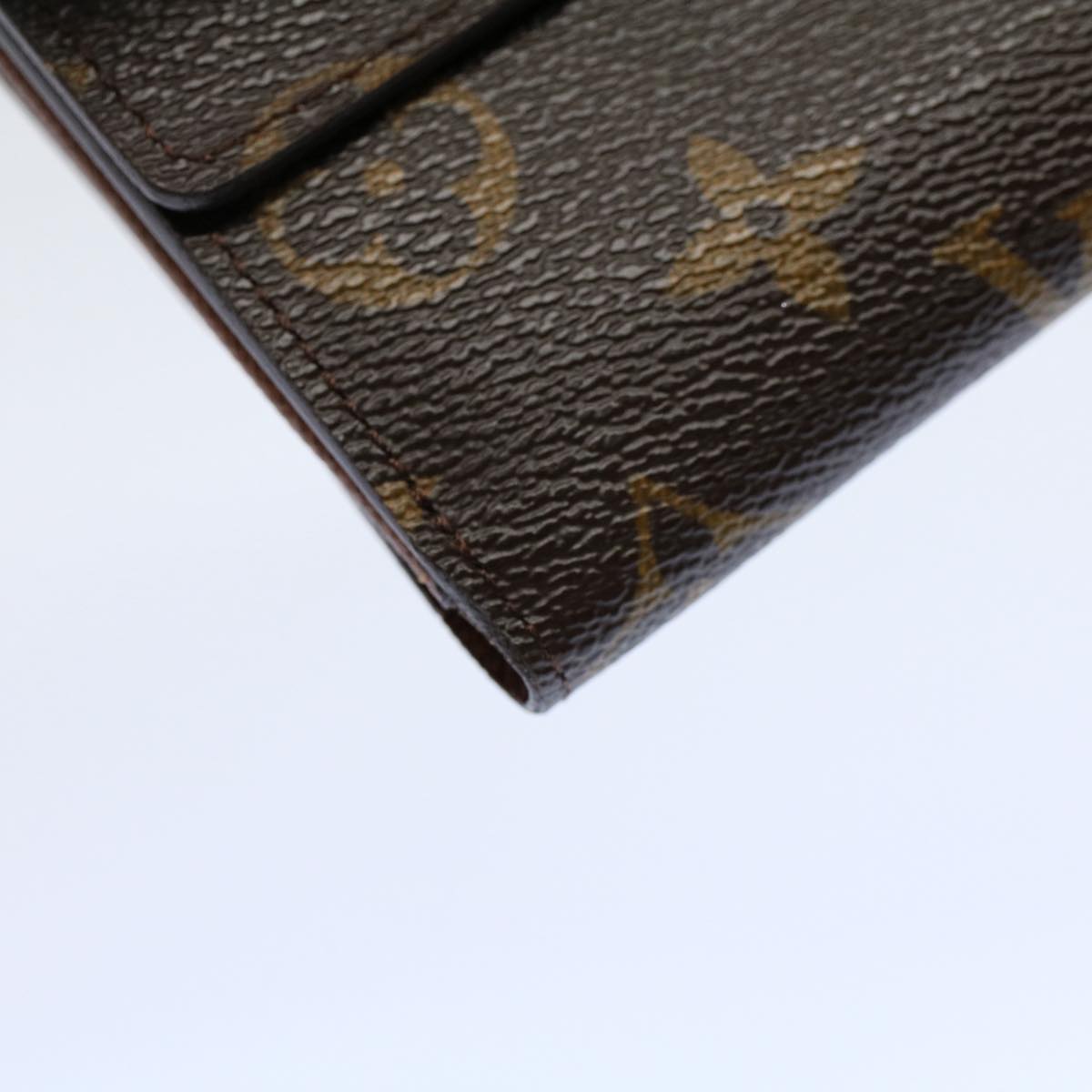 LOUIS VUITTON Monogram Porte Monnaie Bier Cartes Crdit Wallet M61652 yk8662