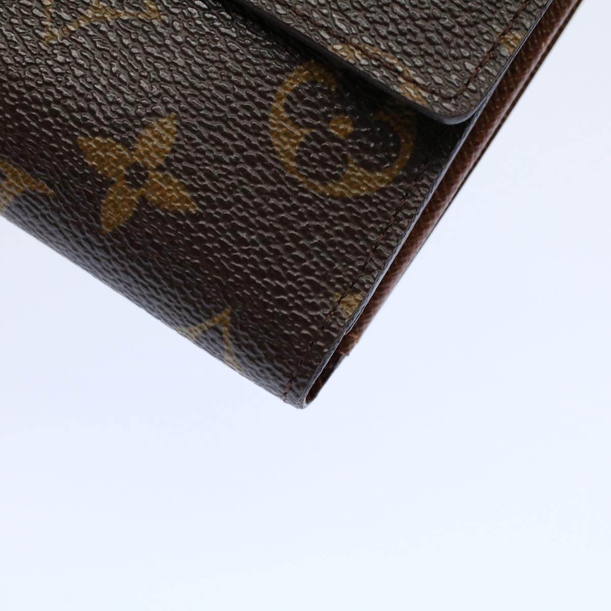 LOUIS VUITTON Monogram Porte Monnaie Bier Cartes Crdit Wallet M61652 yk8662