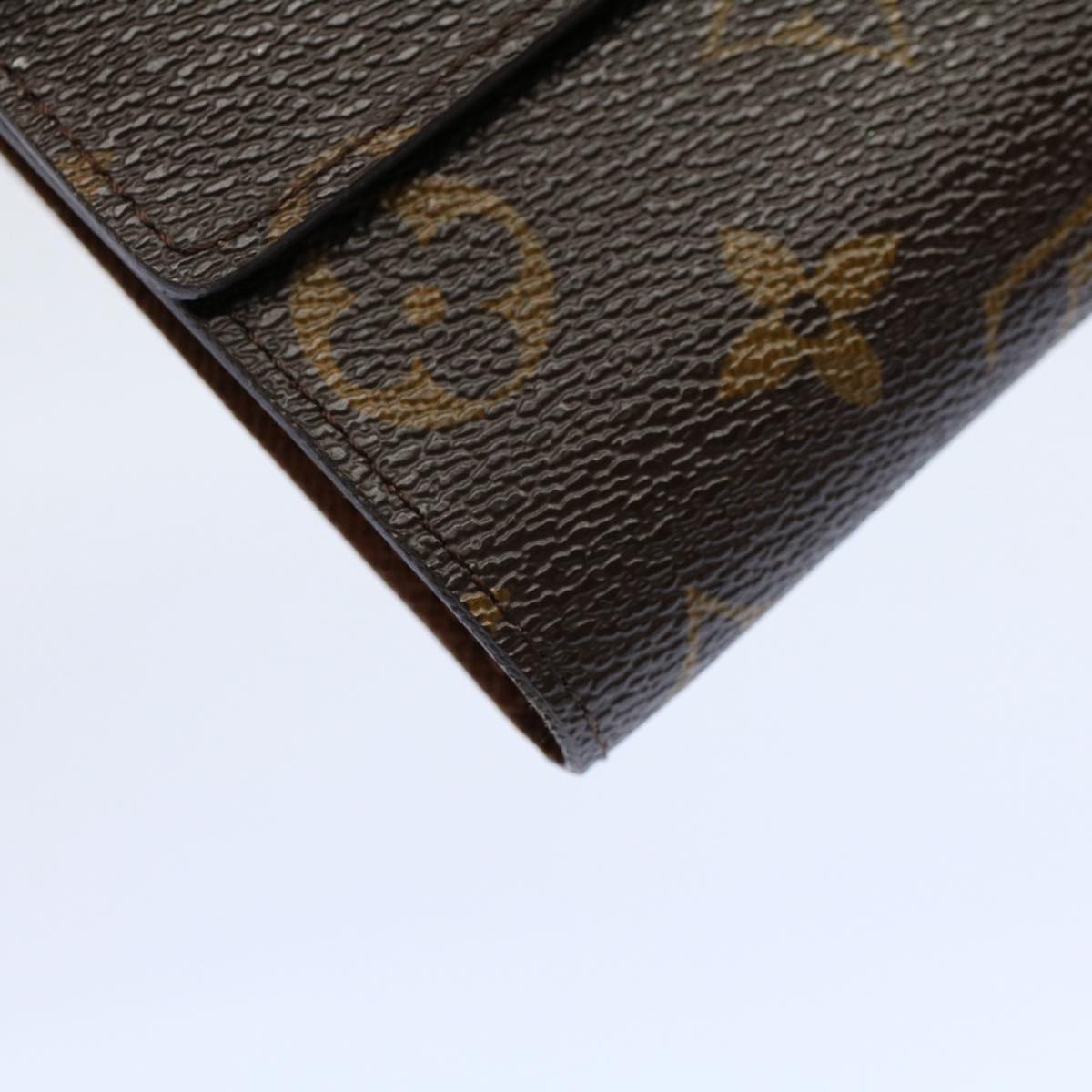LOUIS VUITTON Monogram Porte Monnaie Bier Cartes Crdit Wallet M61652 yk8662