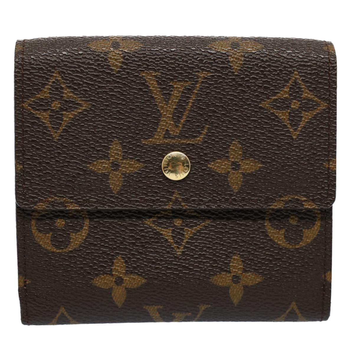 LOUIS VUITTON Monogram Porte Monnaie Bier Cartes Crdit Wallet M61652 yk8662