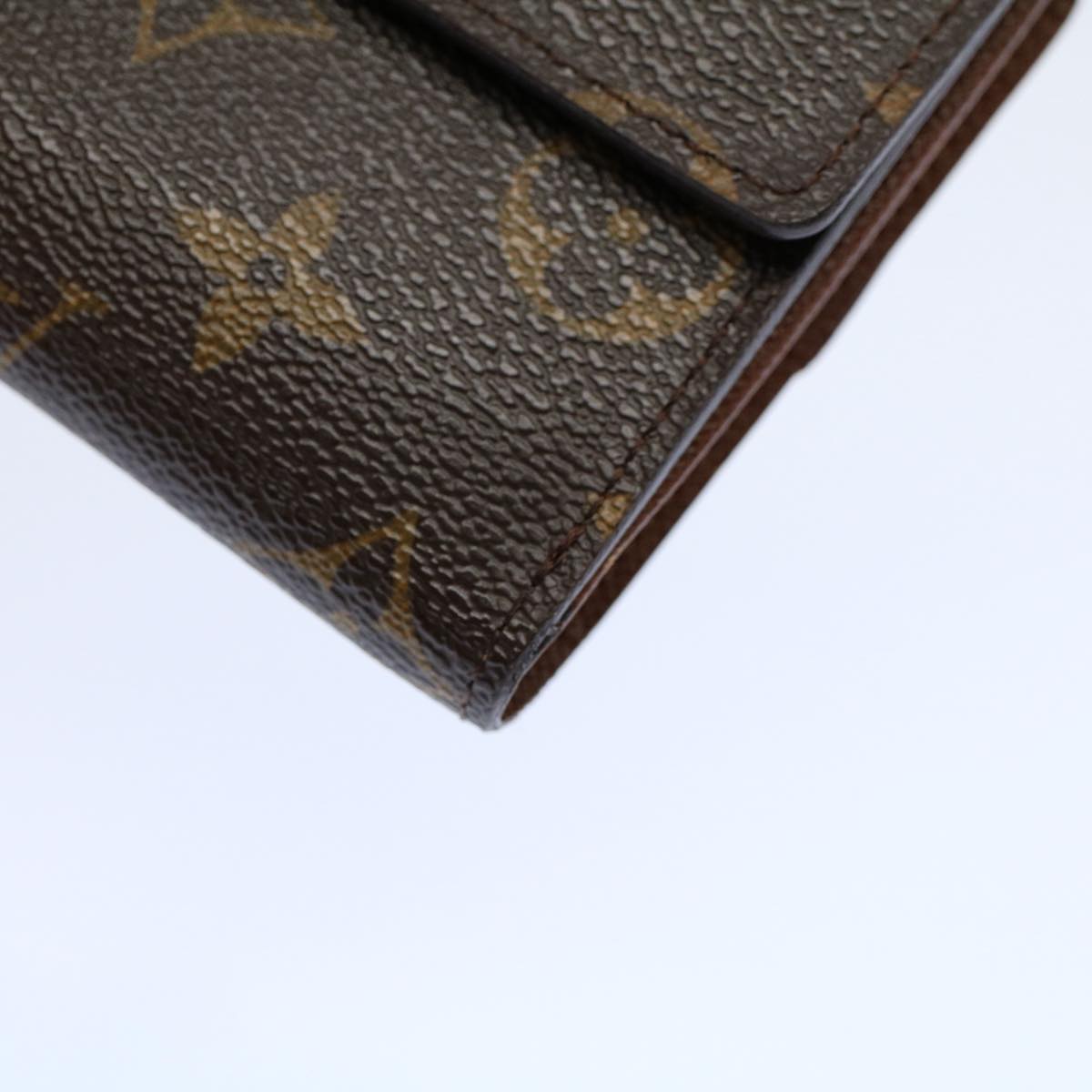LOUIS VUITTON Monogram Porte Monnaie Bier Cartes Crdit Wallet M61652 yk8662