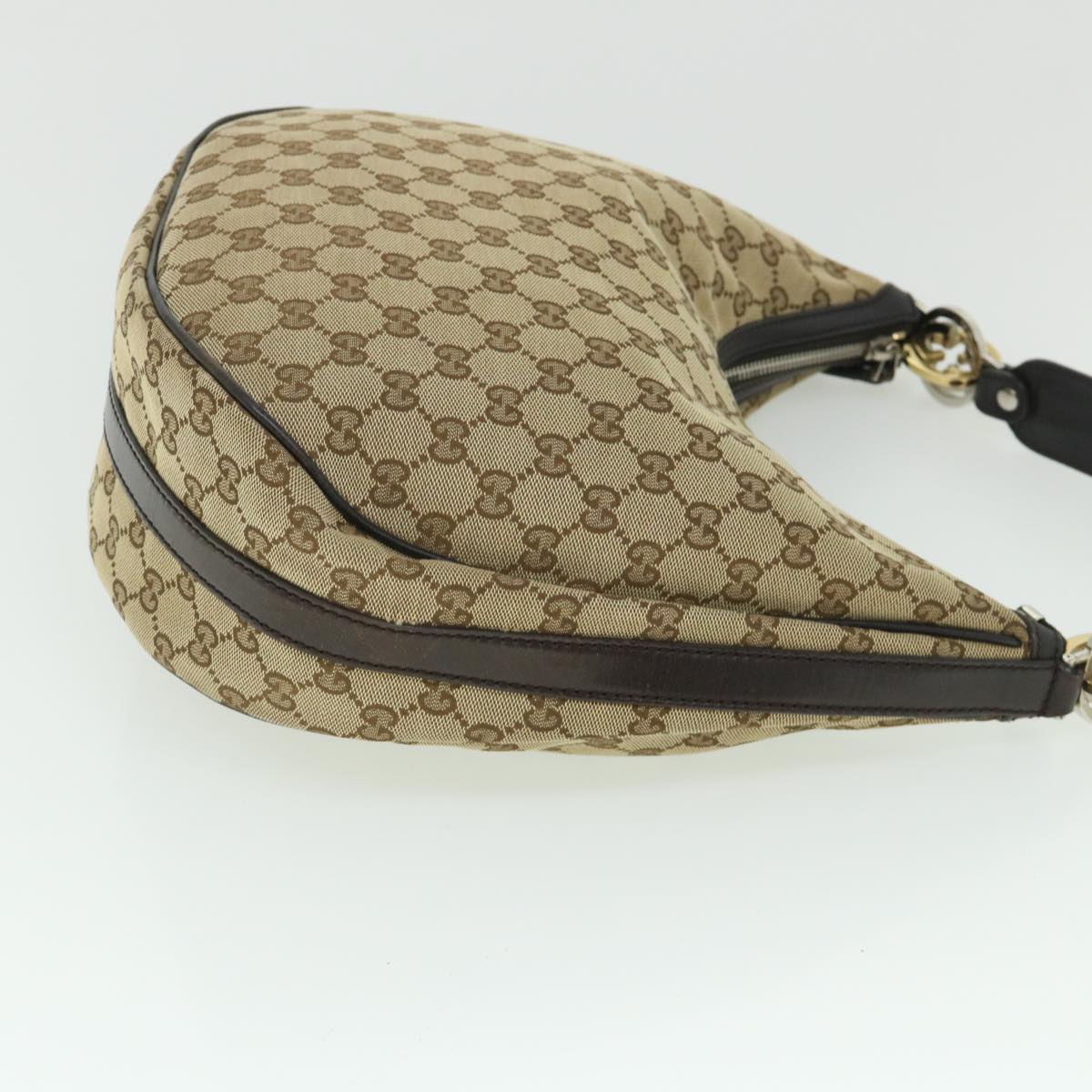 Luxury Gucci GG Canvas Shoulder Bag Beige 232962  8702