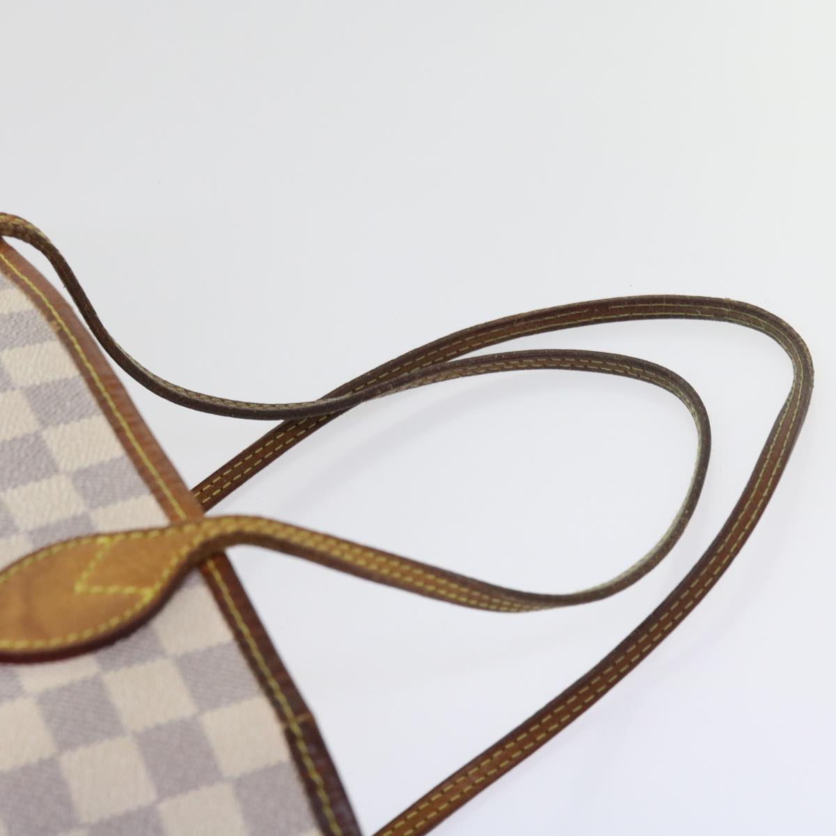 LOUIS VUITTON Damier Azur Neverfull MM Tote Bag N41605 LV yk8704