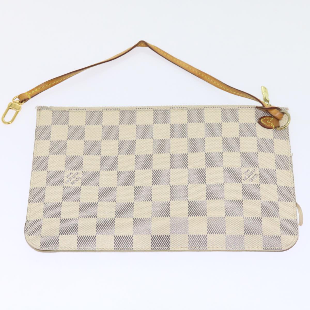 LOUIS VUITTON Damier Azur Neverfull MM Tote Bag N41605 LV yk8704