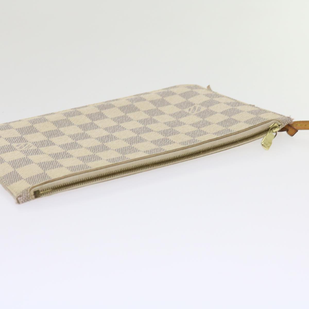 LOUIS VUITTON Damier Azur Neverfull MM Tote Bag N41605 LV yk8704