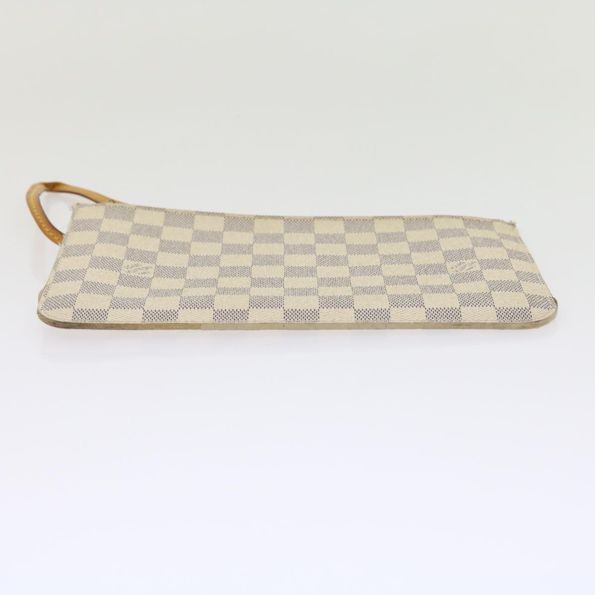 LOUIS VUITTON Damier Azur Neverfull MM Tote Bag N41605 LV yk8704