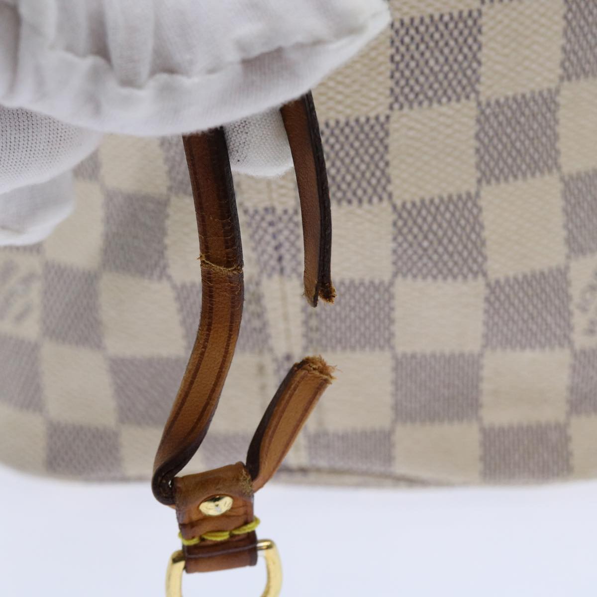 LOUIS VUITTON Damier Azur Neverfull MM Tote Bag N41605 LV yk8704