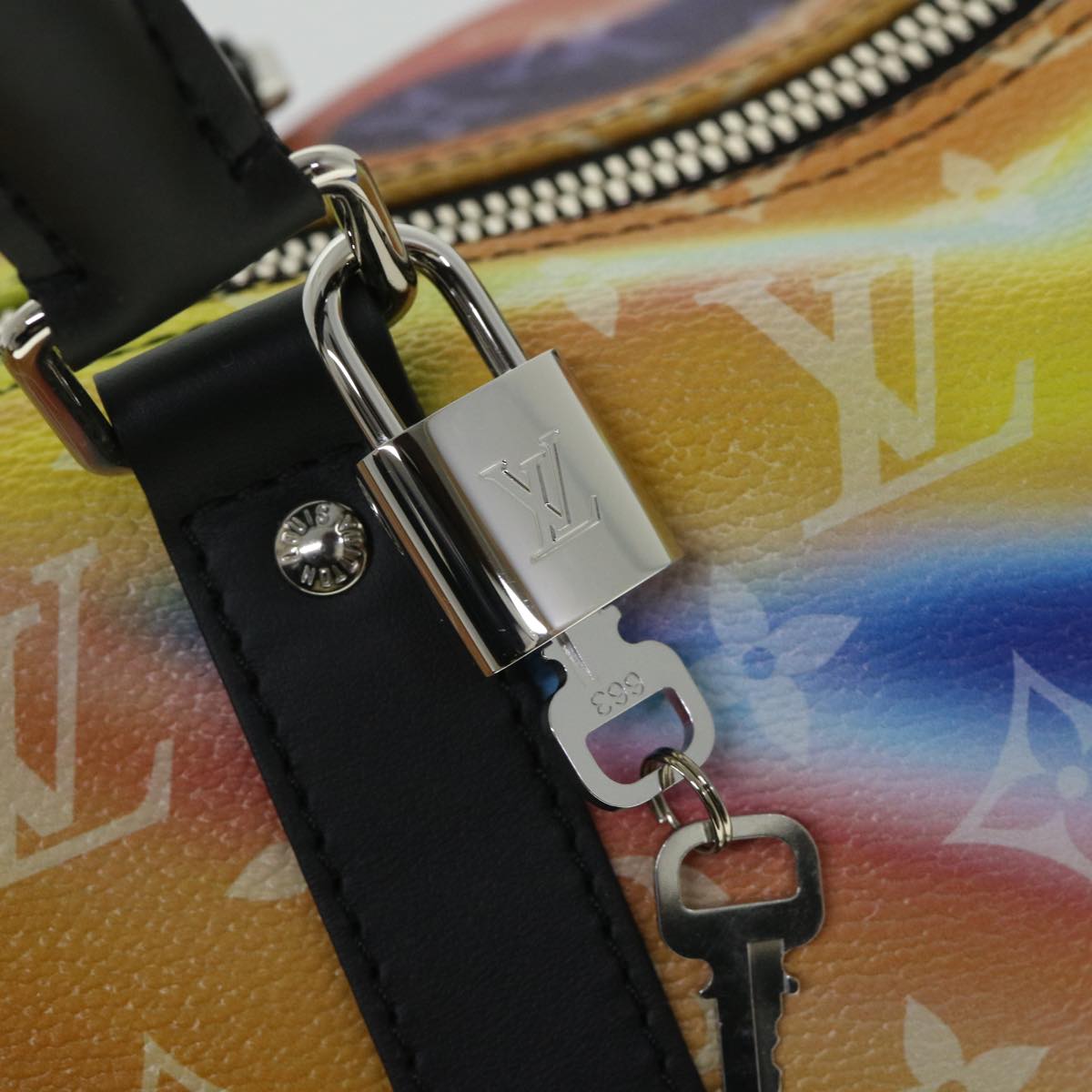LOUIS VUITTON Monogram Sunset Keepall Bandouliere 50 Bag M45942 LV yk8709A