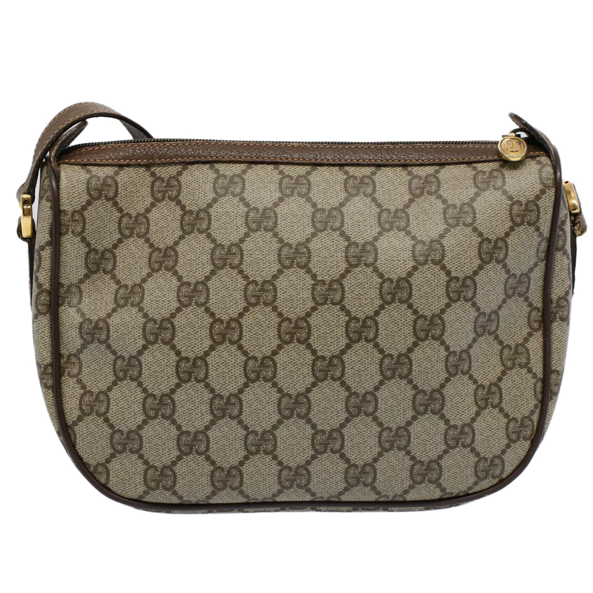 Luxury Gucci GG Canvas Web Sherry Line Shoulder Bag Beige Red 89 02 032  8711