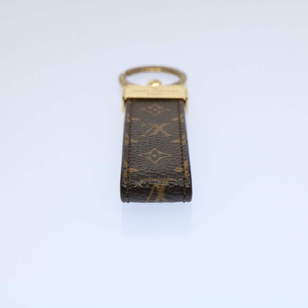 LOUIS VUITTON Monogram Porte Cles Dragonne Key Holder M65221 LV yk8742