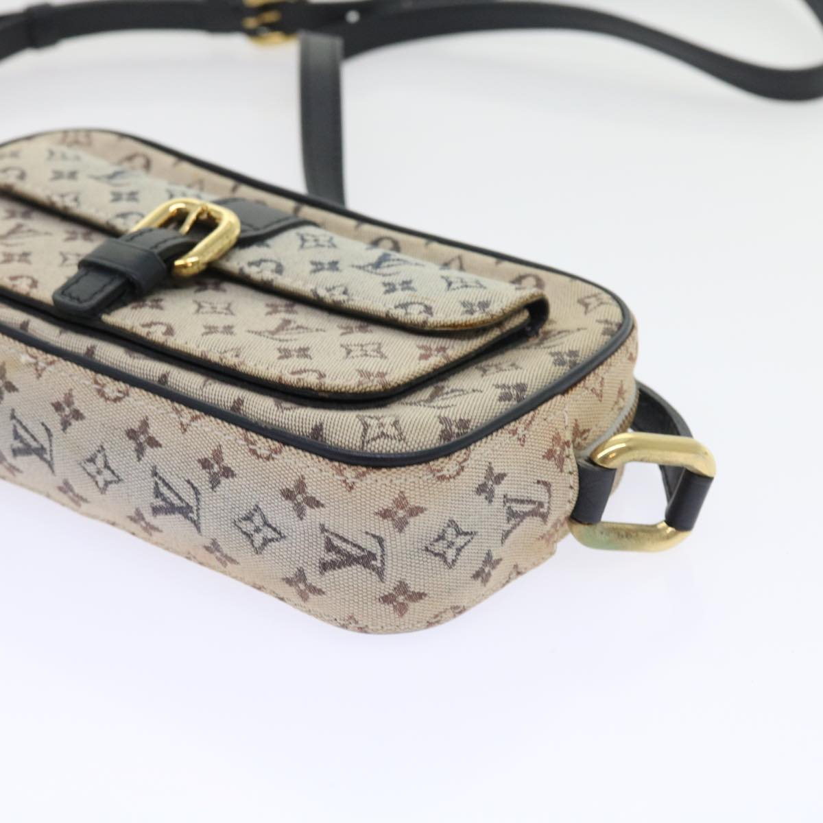LOUIS VUITTON Monogram Mini Juliet MM Shoulder Bag Blue M92004 LV yk8769