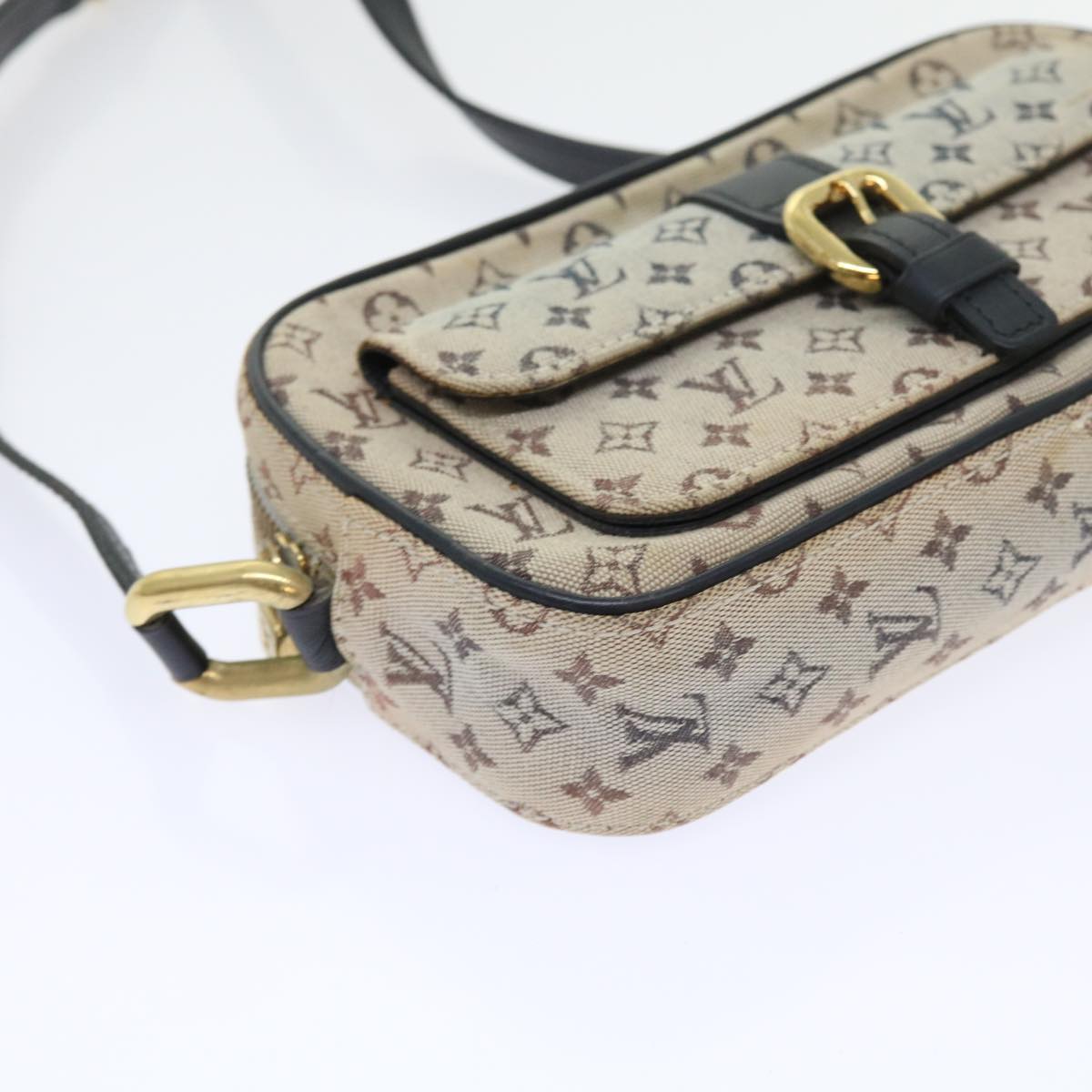 LOUIS VUITTON Monogram Mini Juliet MM Shoulder Bag Blue M92004 LV yk8769