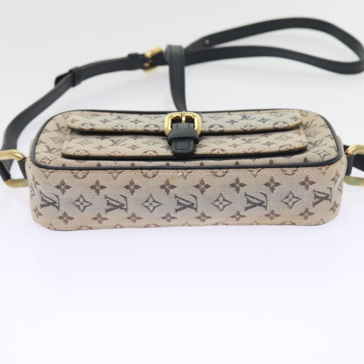 LOUIS VUITTON Monogram Mini Juliet MM Shoulder Bag Blue M92004 LV yk8769