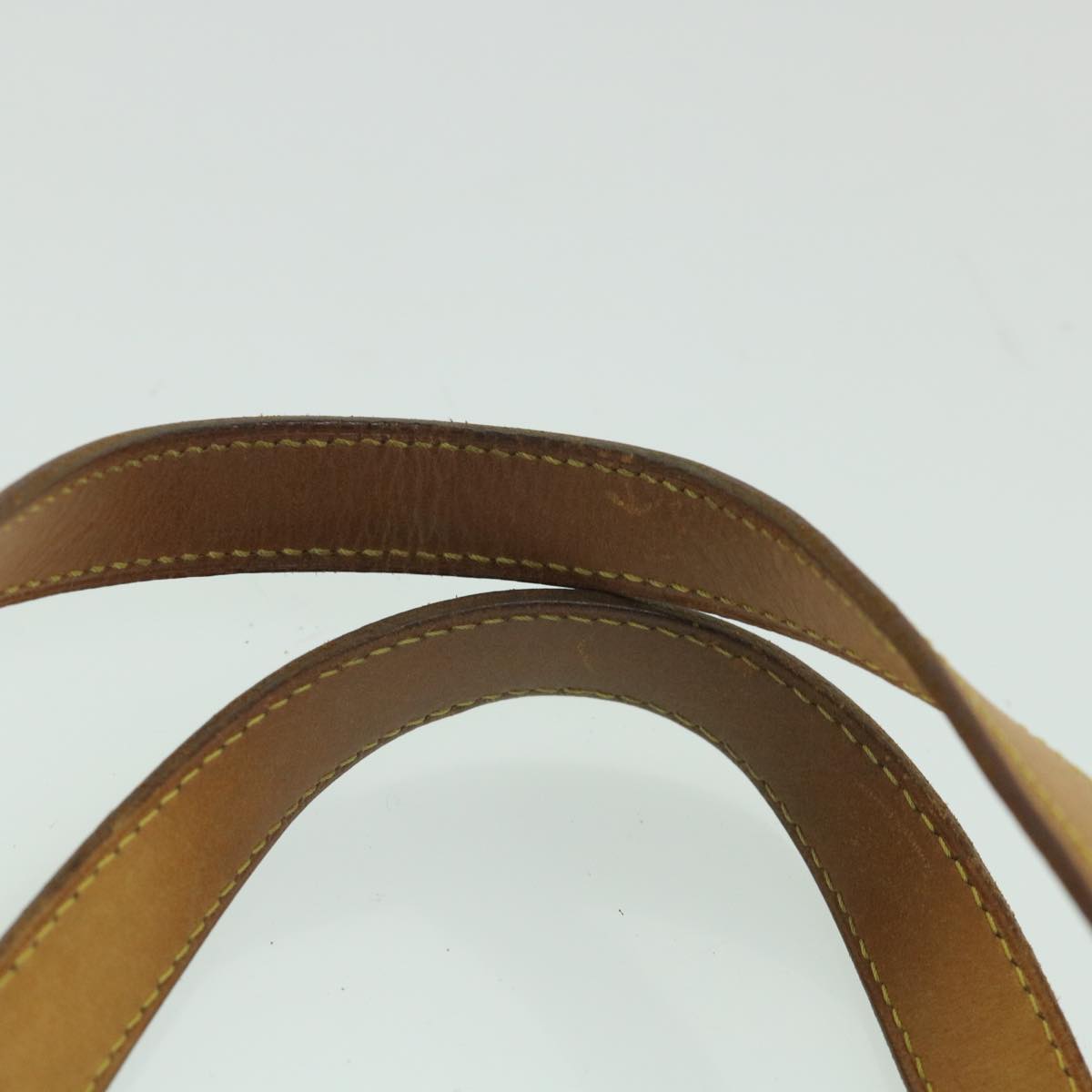 LOUIS VUITTON Monogram Vernis Houston Hand Bag Baby Blue M91005 LV yk8778