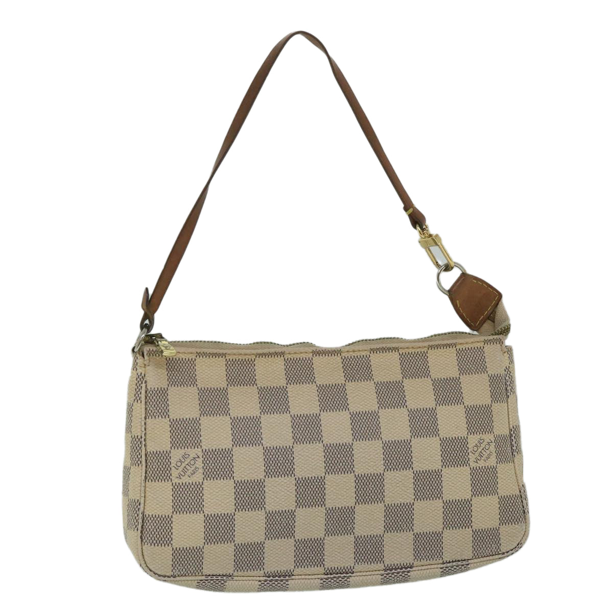 LOUIS VUITTON Damier Azur Pochette Accessoires Pouch N51986 LV yk8781