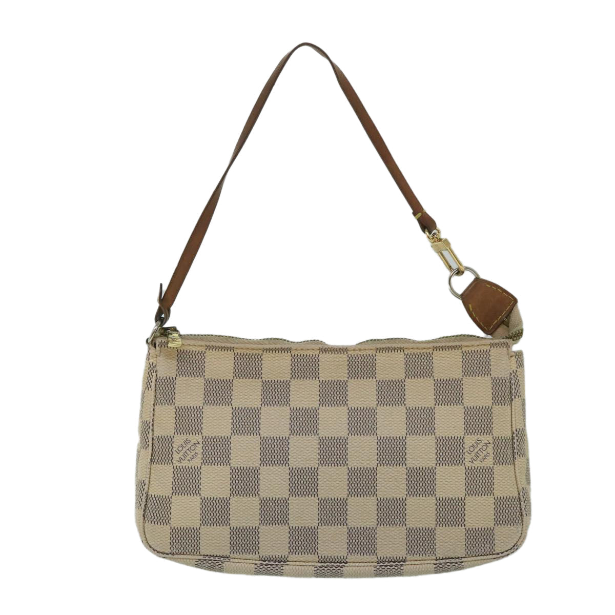 LOUIS VUITTON Damier Azur Pochette Accessoires Pouch N51986 LV yk8781