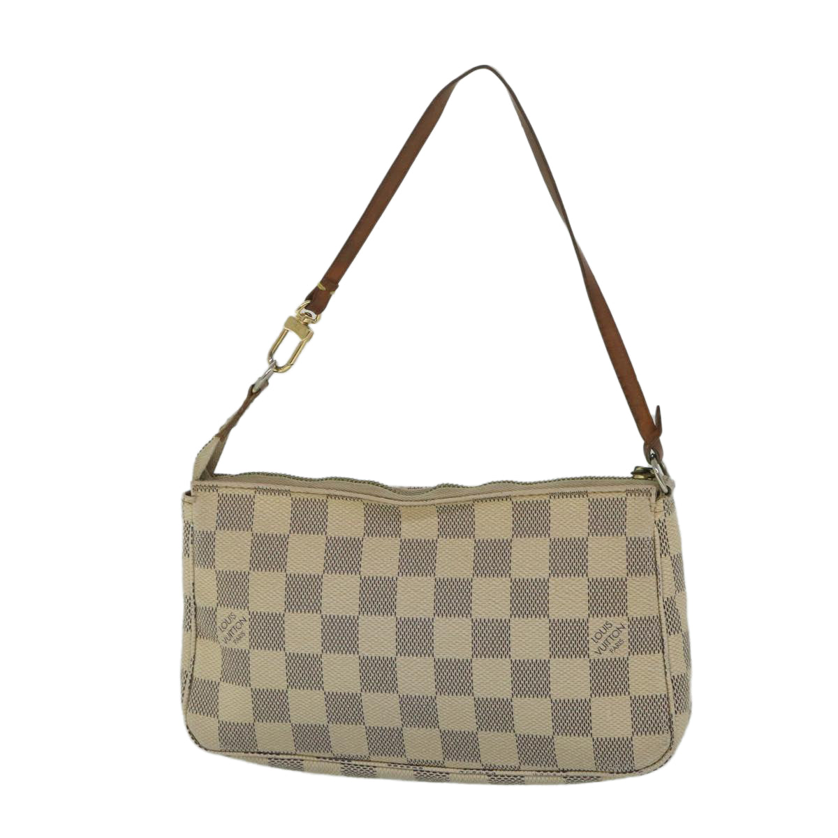 LOUIS VUITTON Damier Azur Pochette Accessoires Pouch N51986 LV yk8781