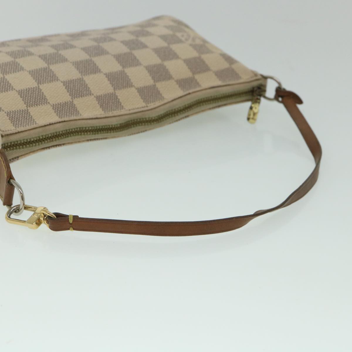 LOUIS VUITTON Damier Azur Pochette Accessoires Pouch N51986 LV yk8781