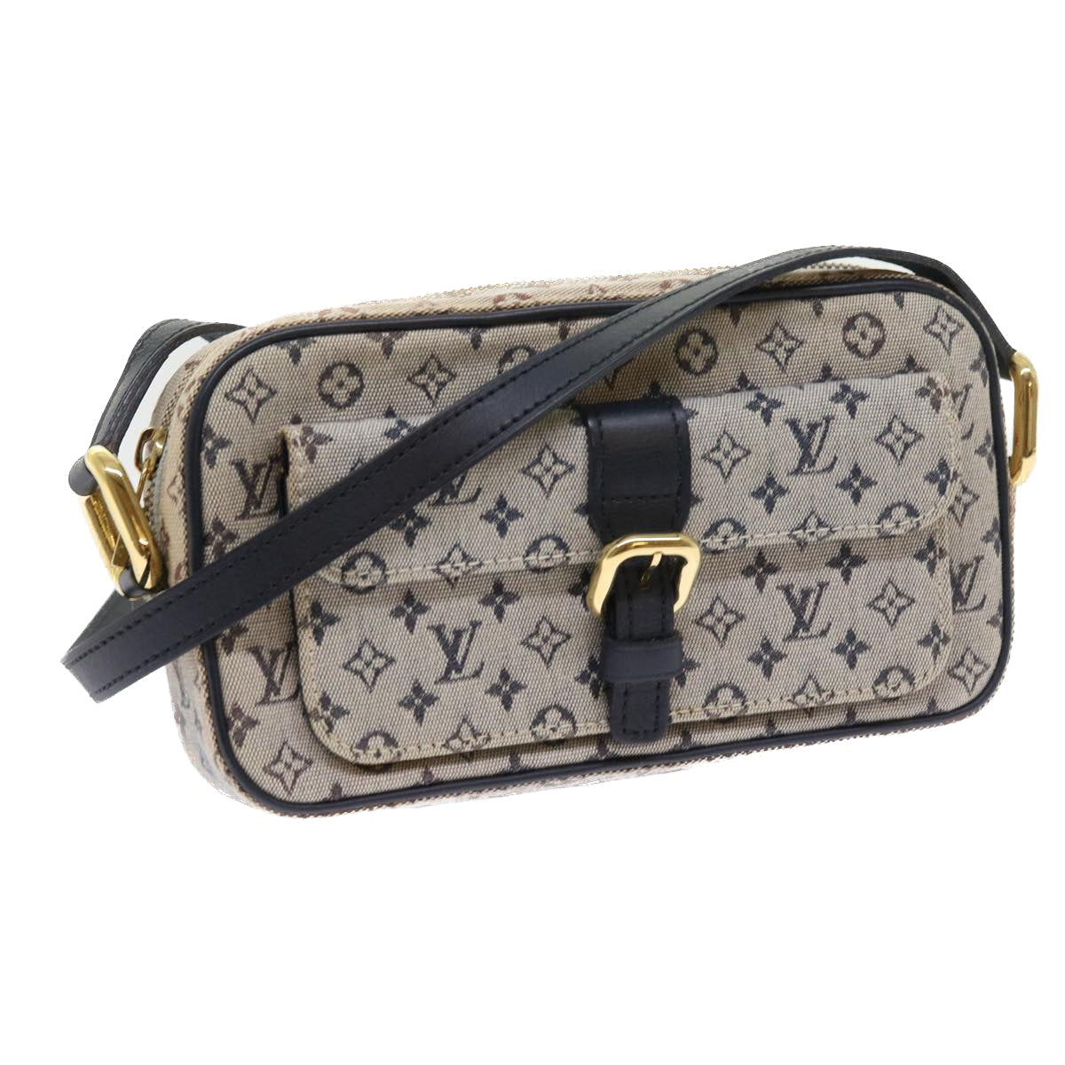 LOUIS VUITTON Monogram Mini Juliet MM Shoulder Bag Blue M92004 LV yk8790