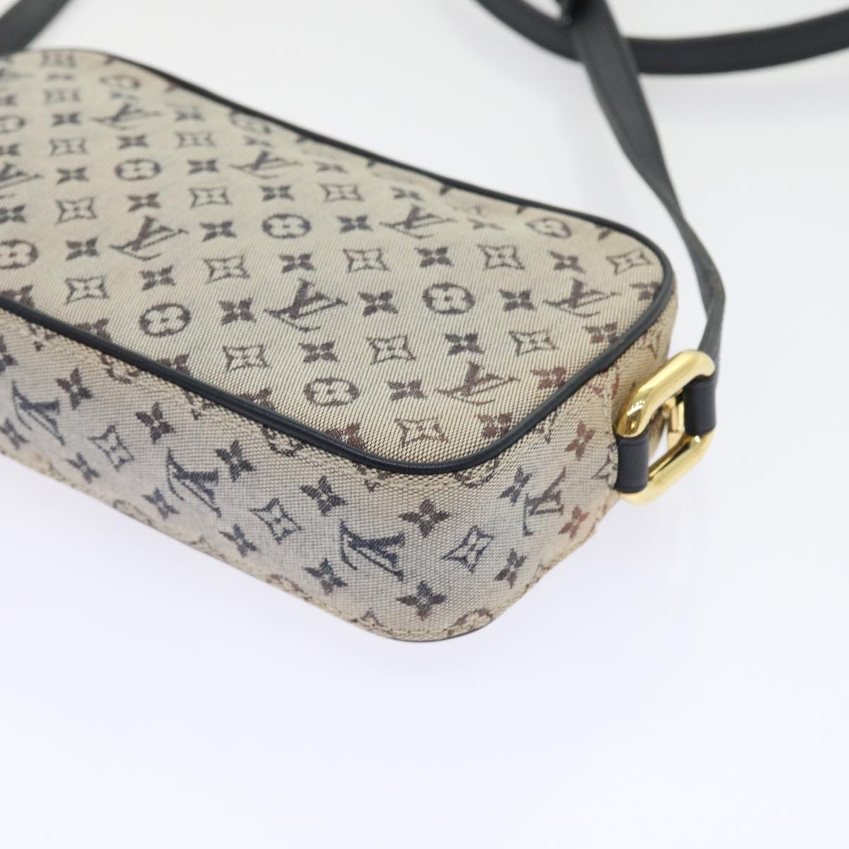 LOUIS VUITTON Monogram Mini Juliet MM Shoulder Bag Blue M92004 LV yk8790
