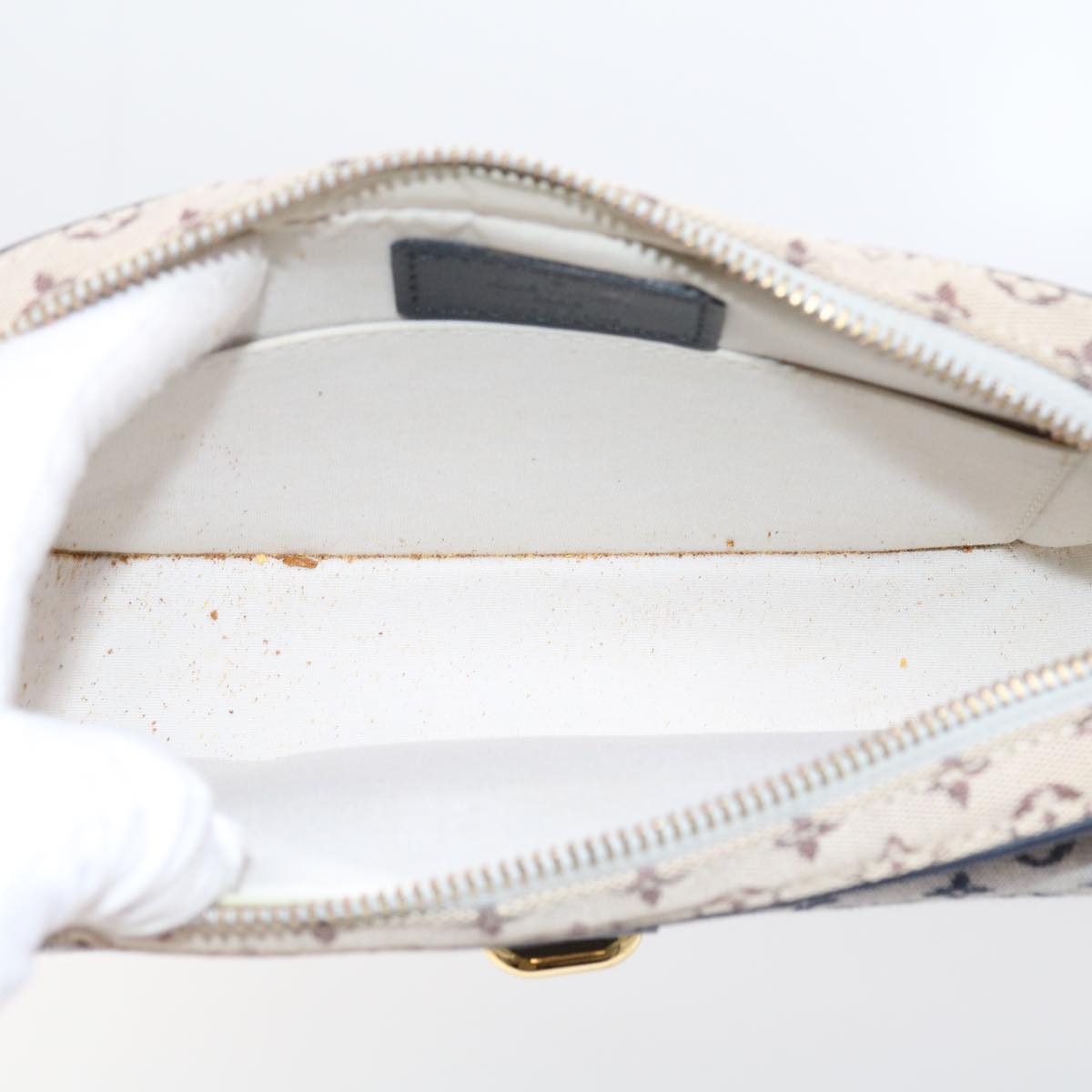 LOUIS VUITTON Monogram Mini Juliet MM Shoulder Bag Blue M92004 LV yk8790