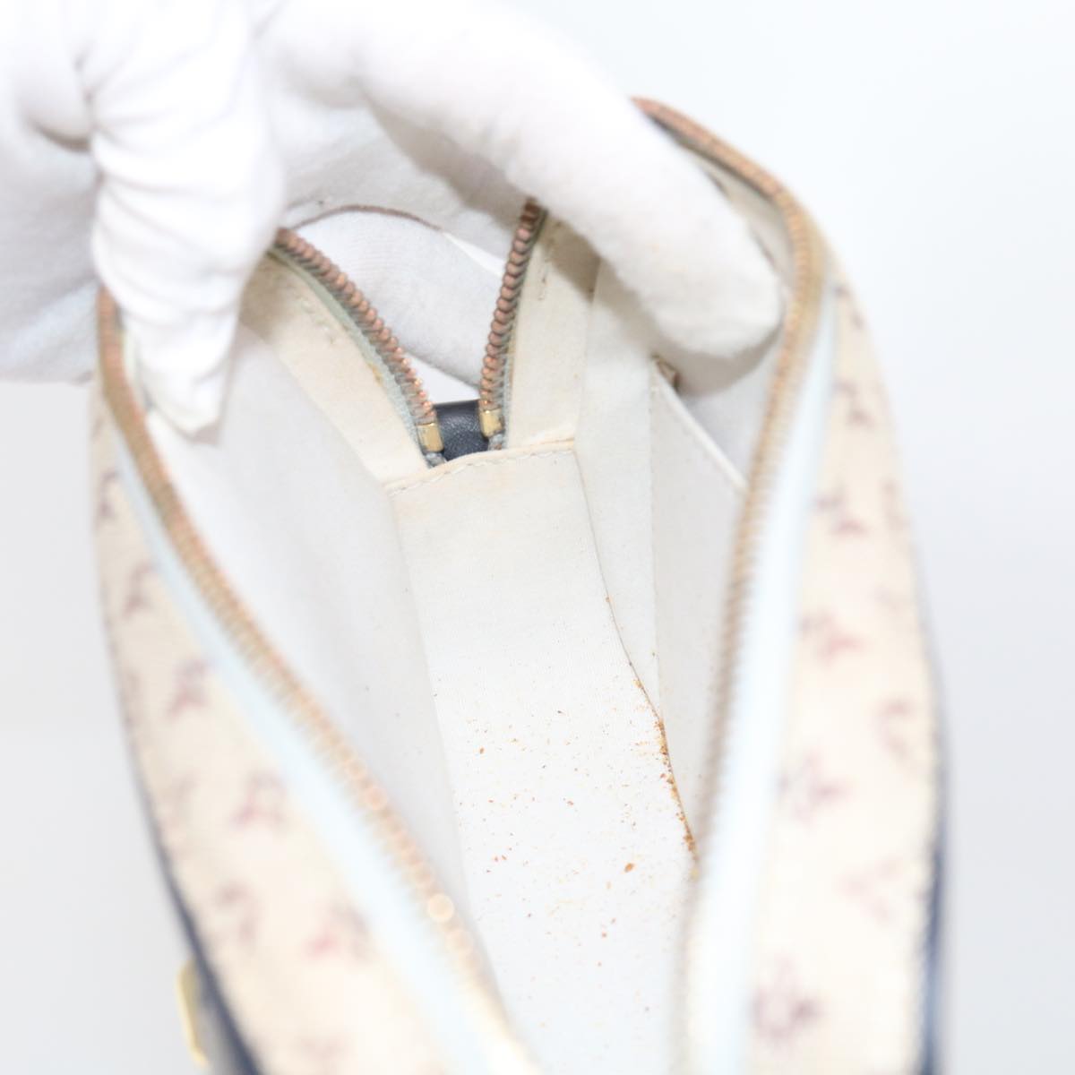 LOUIS VUITTON Monogram Mini Juliet MM Shoulder Bag Blue M92004 LV yk8790