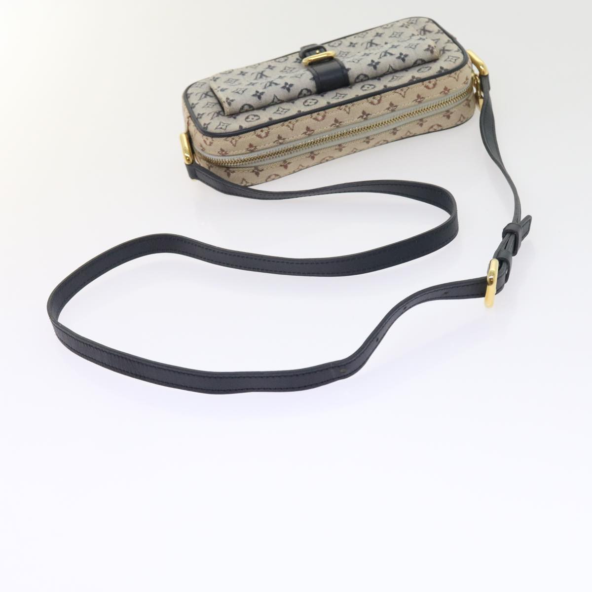 LOUIS VUITTON Monogram Mini Juliet MM Shoulder Bag Blue M92004 LV yk8790
