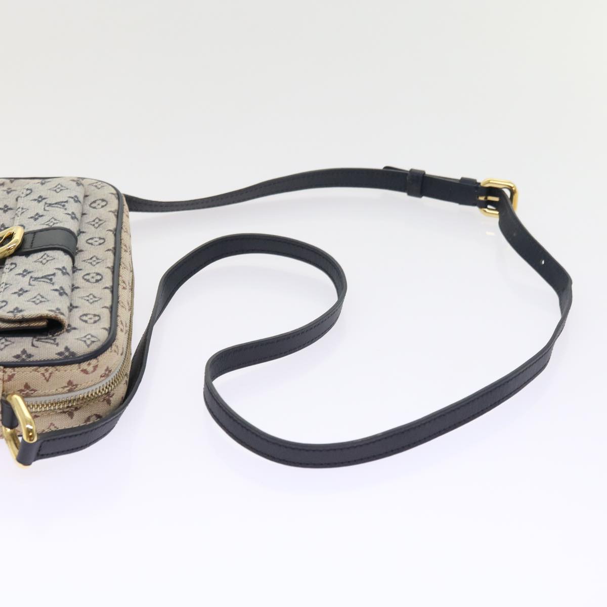 LOUIS VUITTON Monogram Mini Juliet MM Shoulder Bag Blue M92004 LV yk8790