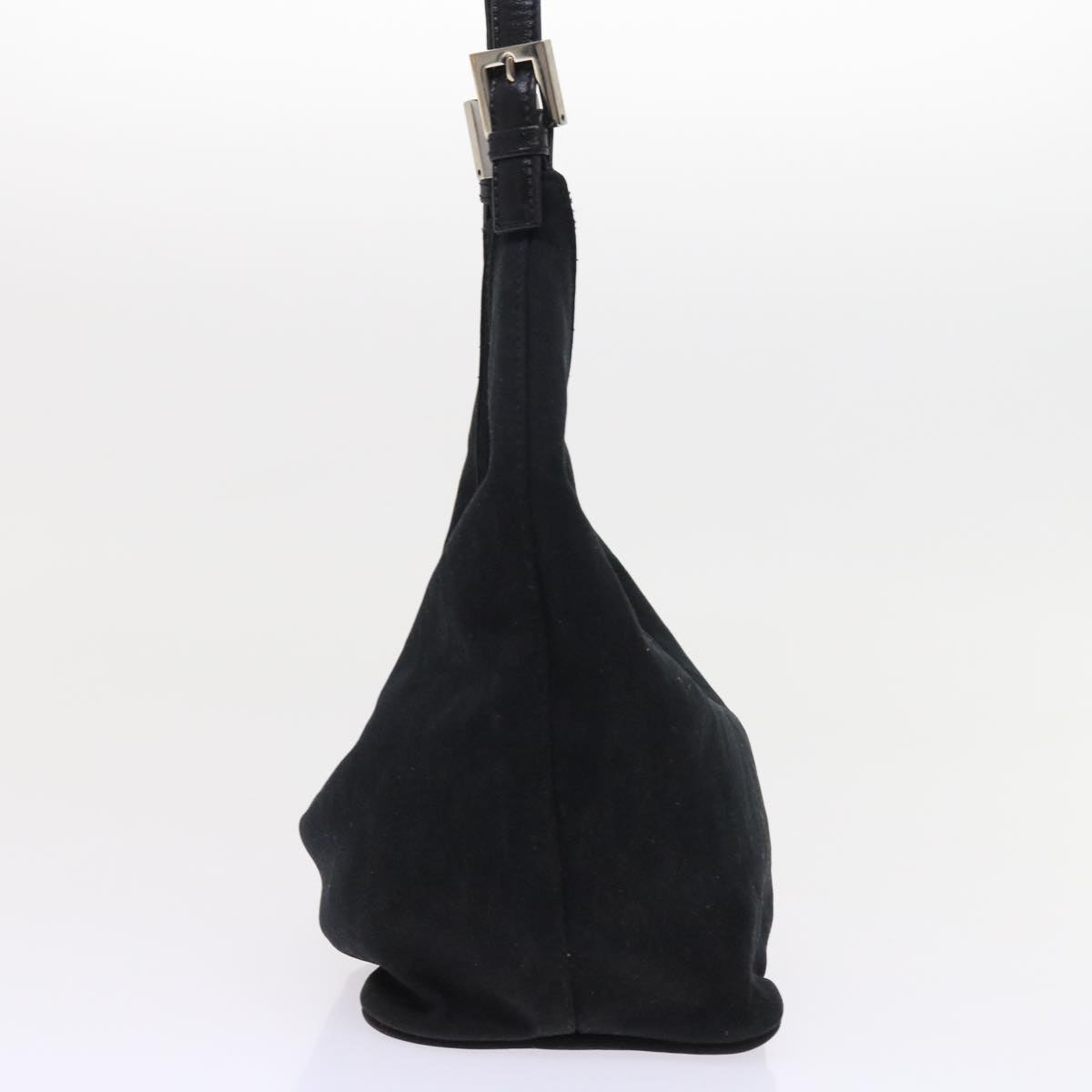 Luxury FendiMamma Baguette Shoulder Bag Nylon Blackyk8798