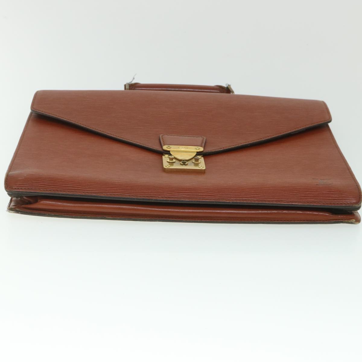LOUIS VUITTON Epi Serviette Conseiller Briefcase Brown M54423 LV yk8814