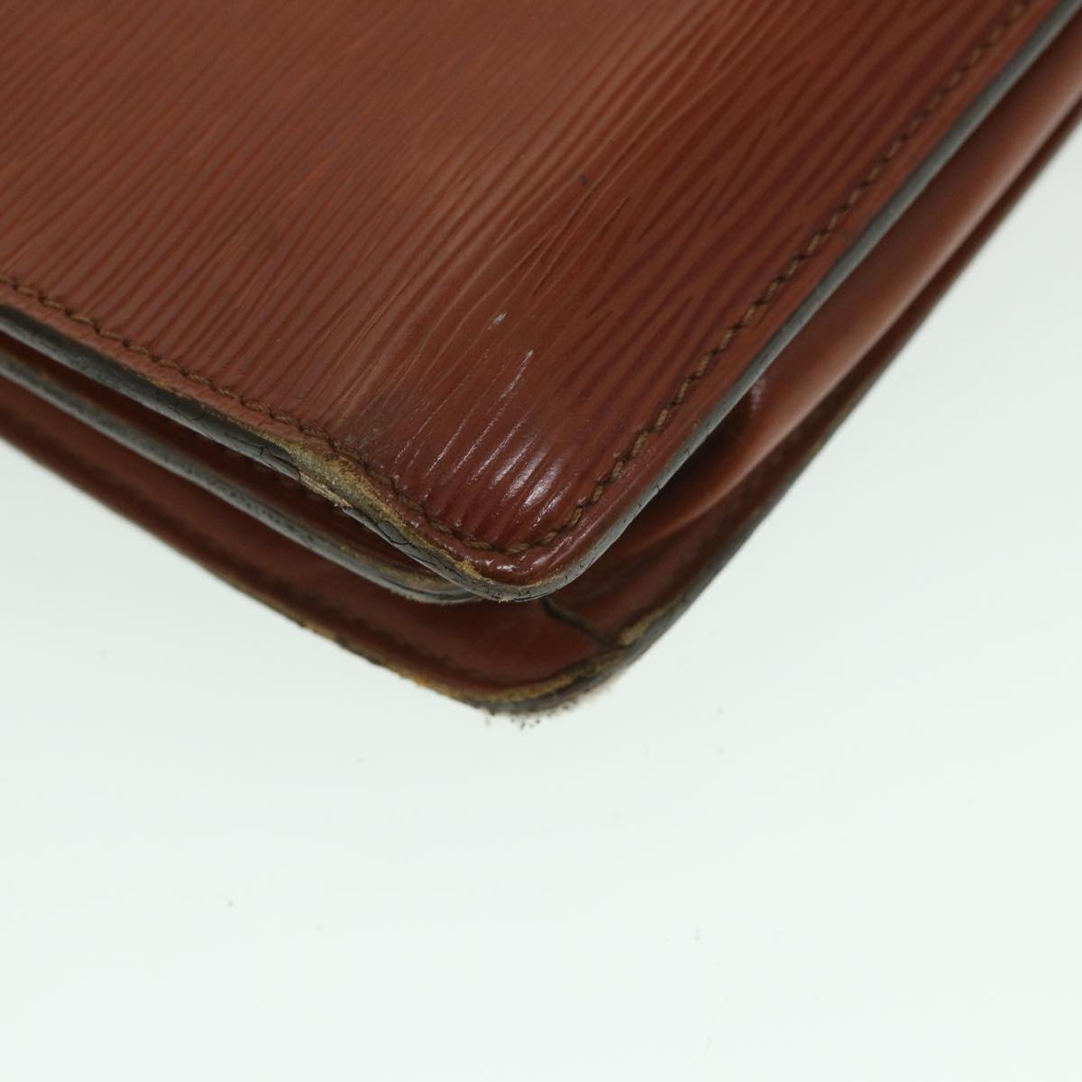 LOUIS VUITTON Epi Serviette Conseiller Briefcase Brown M54423 LV yk8814