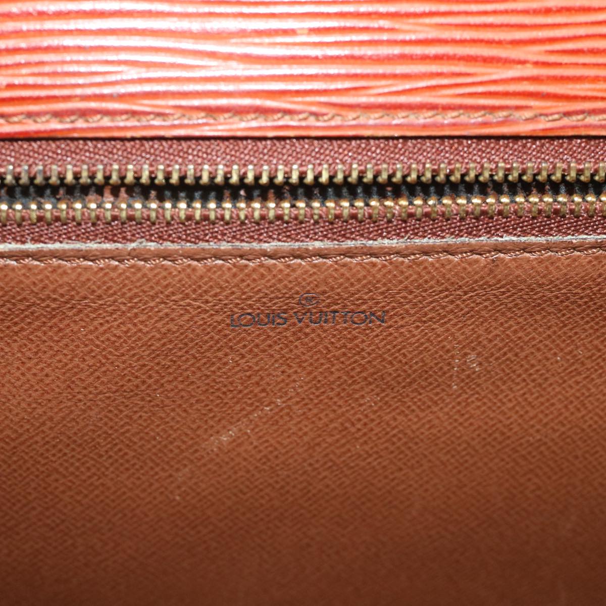 LOUIS VUITTON Epi Serviette Conseiller Briefcase Brown M54423 LV yk8814