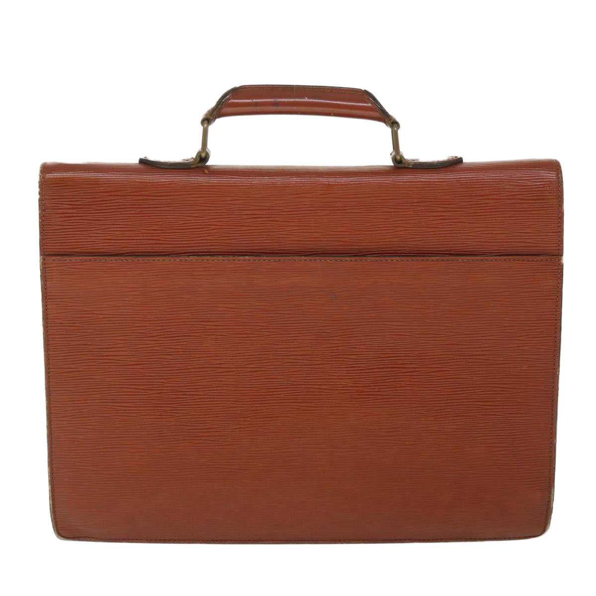 LOUIS VUITTON Epi Serviette Conseiller Briefcase Brown M54423 LV yk8814