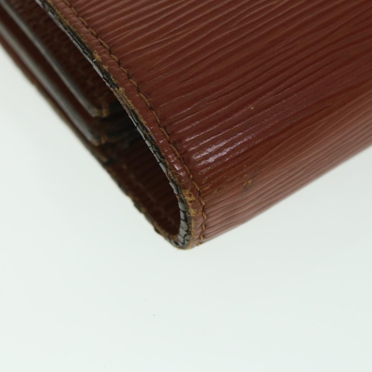 LOUIS VUITTON Epi Serviette Conseiller Briefcase Brown M54423 LV yk8814