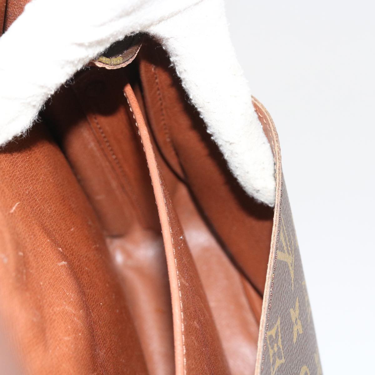 LOUIS VUITTON Monogram Cartouchiere MM Shoulder Bag M51253 LV yk8832